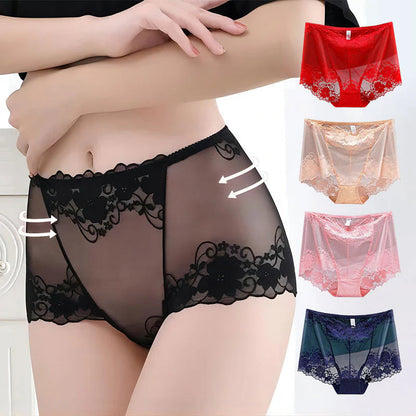 ⏰LAST DAY - BUY 1 GET 3 !!!💋Ladies Silk Lace Handmade Panties😍