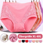 Plus Size Leak Proof Cotton High Waist Panties