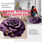 🏠2025 New Product🔥Floral Plush & Diatomaceous Earth Floor Mat