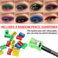 ⏳Time-Limited Special⏰14-Pack Waterproof Colored Gel Eyeliner Pencil – Metallic & Shimmer Finishes, Smudge-Proof