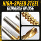 🥳2026 HOT SALE🥳💞50K+ SOLD!🔩⚡ BUY 2 GET 1 FREE! Titanium‑Coated Twist Drill Set – 6 sizes, drills & saws in one. High‑speed steel, no rust. Wood, metal, plastic – all in one kit! 🧰✨