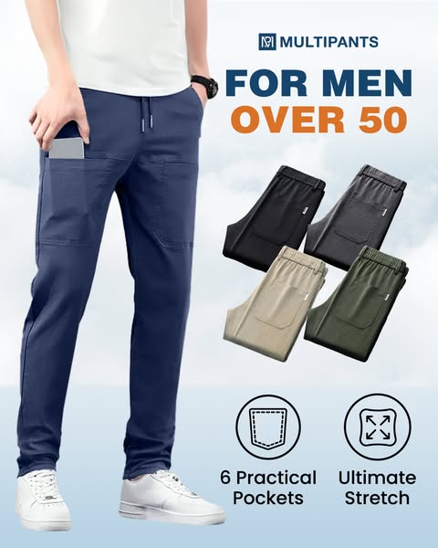 📢📢60% OFF !! ⏰MultiPants – High Stretch Multi-pocket Durable Cargo Pants