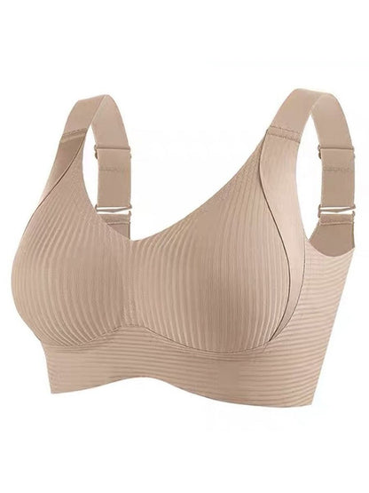 🎁2026 HOT SALE💕Subtle Striped Seamless Bra with W-Support – Comfort & Style!