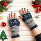 🐱Cute Women’s Knitted Cat Gloves — For Warm Hands & Free Fingers🧶