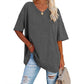 📢📢50% OFF !! ⏰Women's Casual Loose V-neck T-shirt