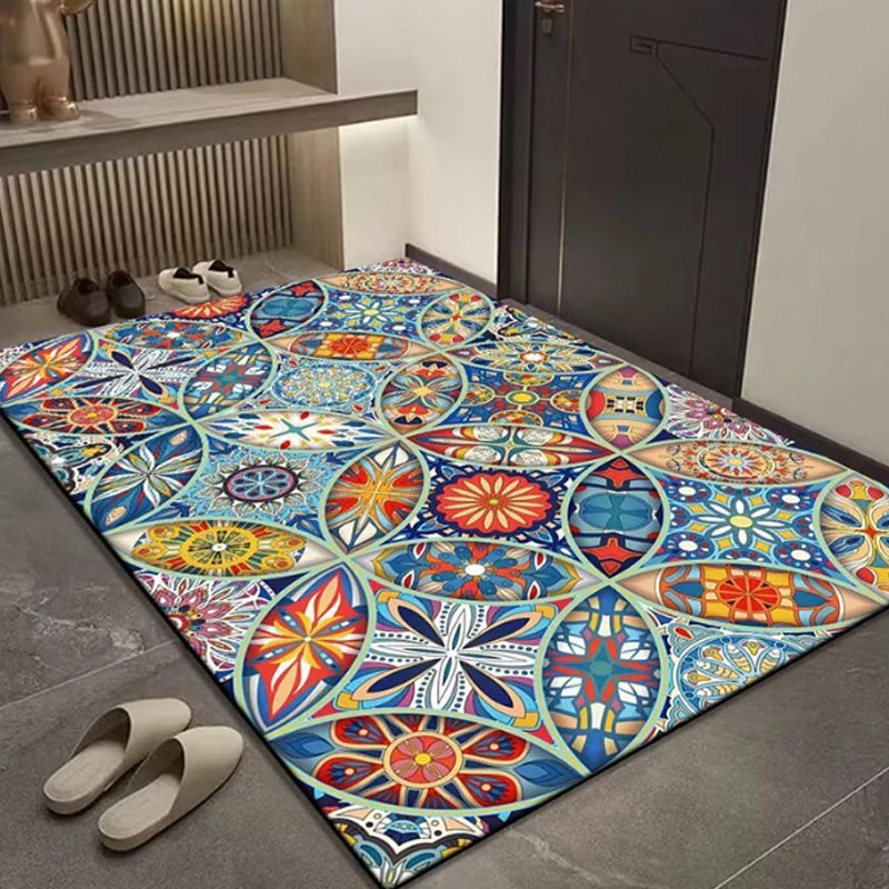Bohemian Geometric Door Mat for Entryway – linacky