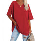 📢📢50% OFF !! ⏰Women's Casual Loose V-neck T-shirt