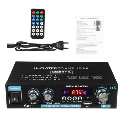 📢📢30% OFF !! ⏰AK35 Stereo Amplifier Home Audio Bluetooth 5.0 Max