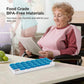 📢📢50% OFF !! ⏰Monthly Pill Organizer with Lid - Arthritis-Friendly Easy-Open Lids 31 Removable Daily Pill Pods Date Reminder & Travel Case for Vitamins & Medications