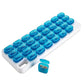 📢📢50% OFF !! ⏰Monthly Pill Organizer with Lid - Arthritis-Friendly Easy-Open Lids 31 Removable Daily Pill Pods Date Reminder & Travel Case for Vitamins & Medications