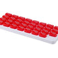 📢📢50% OFF !! ⏰Monthly Pill Organizer with Lid - Arthritis-Friendly Easy-Open Lids 31 Removable Daily Pill Pods Date Reminder & Travel Case for Vitamins & Medications