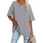 📢📢50% OFF !! ⏰Women's Casual Loose V-neck T-shirt