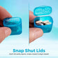 📢📢50% OFF !! ⏰Monthly Pill Organizer with Lid - Arthritis-Friendly Easy-Open Lids 31 Removable Daily Pill Pods Date Reminder & Travel Case for Vitamins & Medications