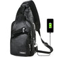 📢📢40% OFF !! ⏰Men's Multifunctional High Quality Leather Chest Bag