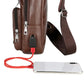 📢📢40% OFF !! ⏰Men's Multifunctional High Quality Leather Chest Bag