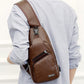 📢📢40% OFF !! ⏰Men's Multifunctional High Quality Leather Chest Bag