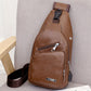 📢📢40% OFF !! ⏰Men's Multifunctional High Quality Leather Chest Bag