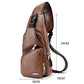 📢📢40% OFF !! ⏰Men's Multifunctional High Quality Leather Chest Bag