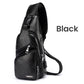 📢📢40% OFF !! ⏰Men's Multifunctional High Quality Leather Chest Bag