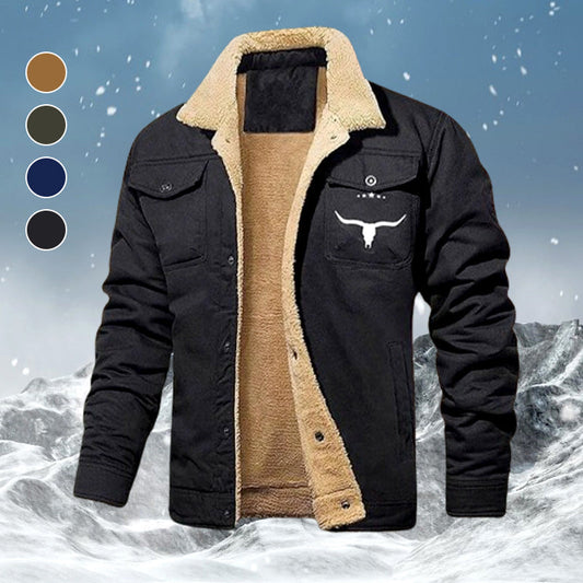 🔥35% OFF & Free shipping 🔥Men's Retro Warm Jacket