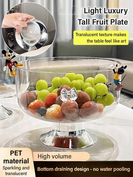 🔥Hot Sale🔥 Light Luxury Tall Fruit Plate