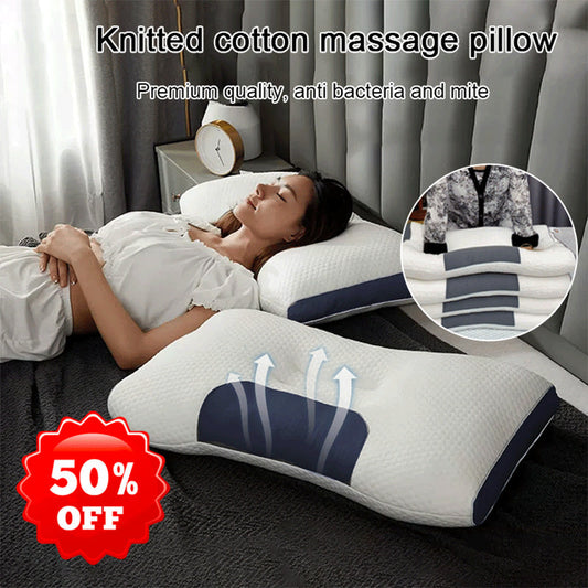 💥New Year Big Sale 50% OFF💥Antibacterial Neck Support Sleep-Aid Massage Pillow