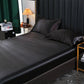 Satin Silk Cool Bed Fitted Sheet