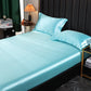 Satin Silk Cool Bed Fitted Sheet