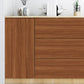 Home Decoration Essentials - Waterproof & Glue-Free 3D Faux Wood Grain Stickers