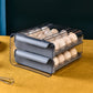 Pull-out food-grade refrigerator egg rack- stacks up to 32 eggs