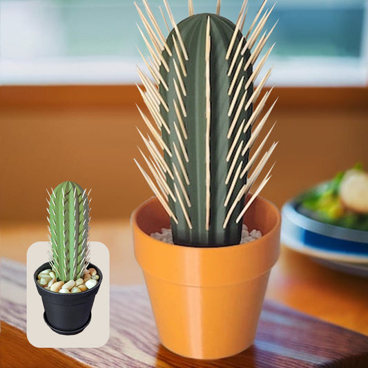 3D Simulation Cactus Bonsai Toothpick Case