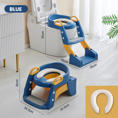 Toddler Potty Toilet Seat with Anti-Slip Ladder