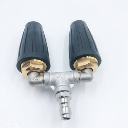 🚿 Stainless Steel Turbo Nozzle 🌟 – Perfect for terraces, cars, and facades