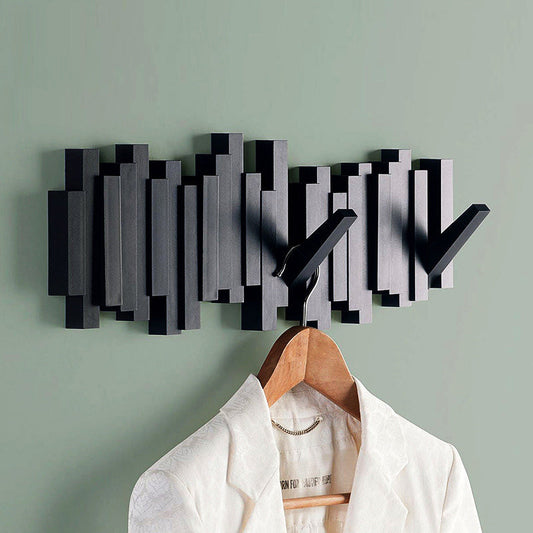 🎉Hot Sale 50% OFF🎉Creative Wall Mounted Coat Rack with Retractable Pegs