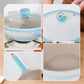 🎅Christmas Pre-Sale🎁Non-Stick Ceramic Fry Pan with Steamer Basket & Lid