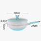 🎅Christmas Pre-Sale🎁Non-Stick Ceramic Fry Pan with Steamer Basket & Lid