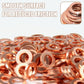 📢📢50% OFF !! ⏰200 PCS Copper Flat Washer Assortment Kit（50% OFF）