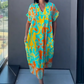 ✨Women's Printed V - Neck Casual Elegant Dress(🔥50% OFF)