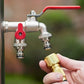 🔥Hot Sale 50% OFF🔥Universal Stainless Steel Double Outlet Garden Water Faucet