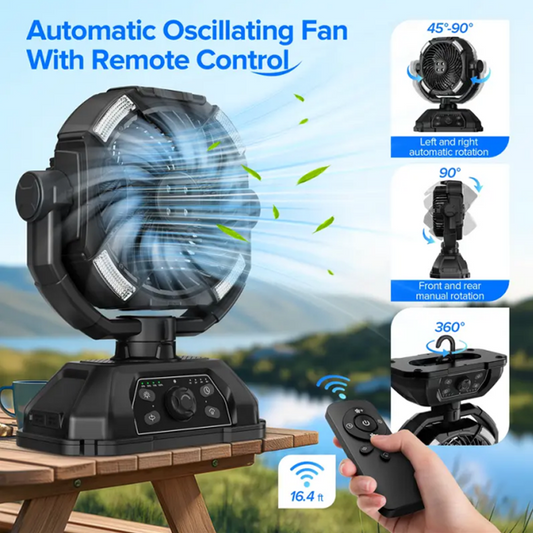 🔥Free Shipping🔥Portable Camping Multifunction Fan