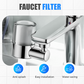 🔥 NEW! 720° Swivel Faucet Filter Nozzle Set: Clean water and perfect spray in one! 💦✨