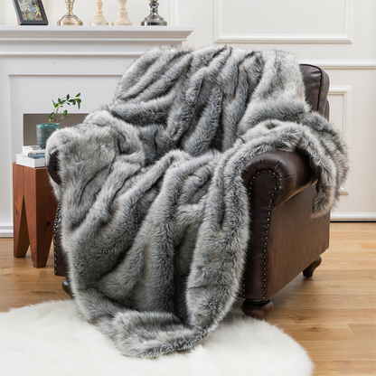 🔥Free Shipping🔥Fluffy Faux Fur Throw Blanket