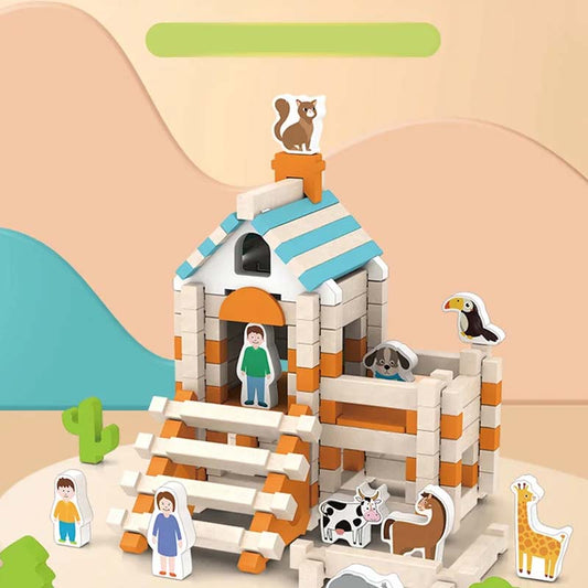 🔥Hot Sale🔥Educational Wooden Building Blocks