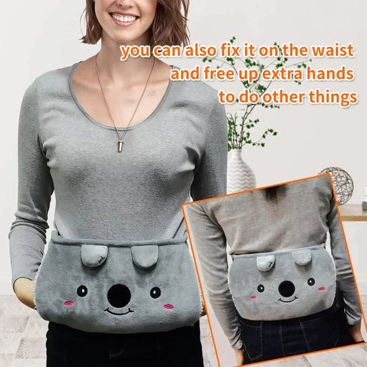 🎅Christmas Sale 50% OFF🔥Plush Refillable Hot Water Bottle Belt🎁