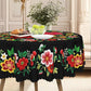 🔥Hot Sale🔥Mexican Floral Tablecloth With Scalloped Edge (60% OFF)