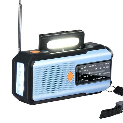 Solar Hand-Crank Emergency Weather Radio