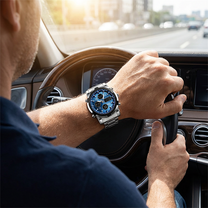 📢📢60%  OFF !! ⏰Men's Waterproof Military Analog-Digital Watches