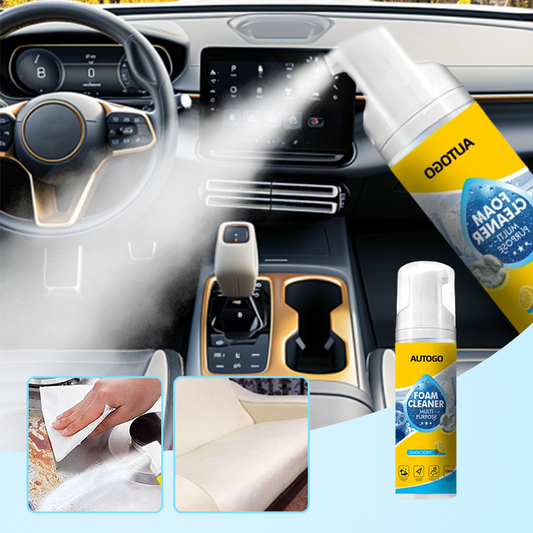 🏆 Last Day Special Price £9.99 ! 🔥Buy 2 Get 1 Free🚗Powerful & Multipurpose Car Interior Foam Cleaner