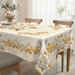 Waterproof Gold Rose Tablecloth