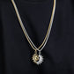 Sun & Moon Spliced Pendant Necklace Set